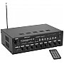 OMNITRONIC CPZ-60P PA Wzmacniacz miksujący 60W 100V / 4-16ohm 4 strefowy z MP3, FM, BT