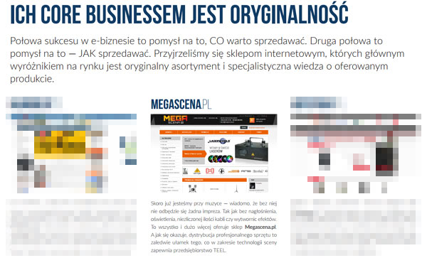 wyróżnienie Megascena.pl przez Opineo.pl