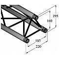 Belka poprzeczna 3-kierunkowa ALUTRUSS DECOLOCK DQ3-S750 bk 2/2