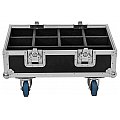 ROADINGER Flightcase BAS-1 8x SILENT PAR 6 QCL FLOOR 4/4