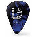 D'Addario Blue Pearl Kostki do gitary, celuloid, 10 szt., Light 0.50 mm 2/2