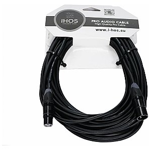 IHOS IC-XLRB-10 Kabel XLR męski na XLR żeński 10m 1/3