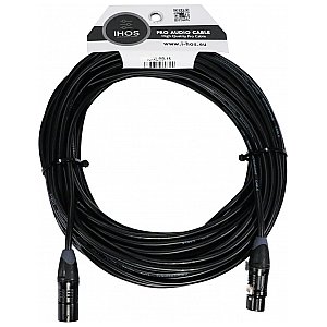 IHOS IC-XLRB-15 Kabel XLR męski na XLR żeński 15m 1/3