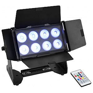 EUROLITE Multiflood IP 8x10W RGBW Wash Naświetlacz zewnętrzny LED 1/10