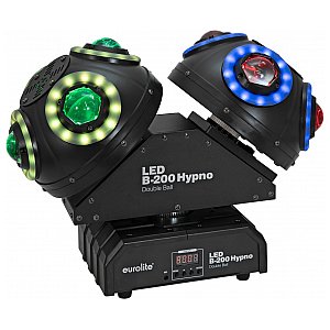 EUROLITE LED B-200 Hypno Double Ball Beam Effect, Efekt świetlny LED 1/9