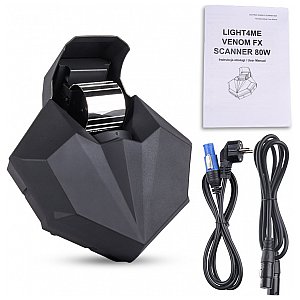 LIGHT4ME VENOM FX SCANNER 80W efekt LED skaner 1/9