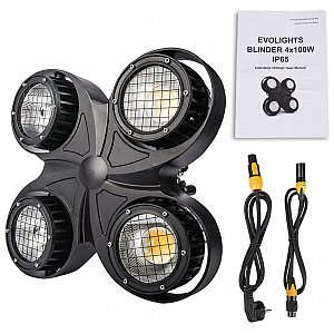 EVOLIGHTS BLINDER 4x100W IP65 oświetlacz zewnętrzny sceniczny 1/9