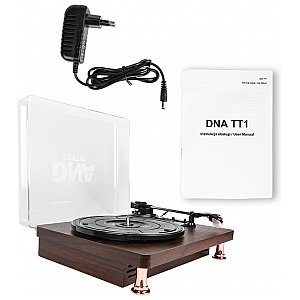 DNA TT1 gramofon odtwarzacz płyt winylowych Bluetooth 1/9